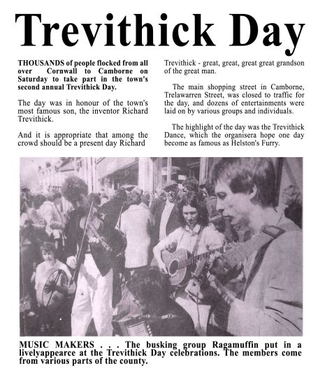 Trevithick Day news 1985